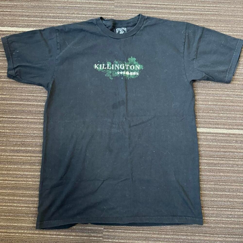Black Y2k Killington Vermont ski t-shirt